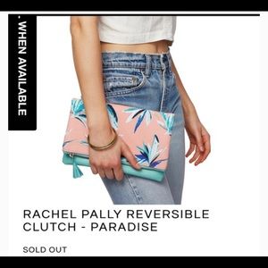Rachel Pallet, reversible clutch. Never used.